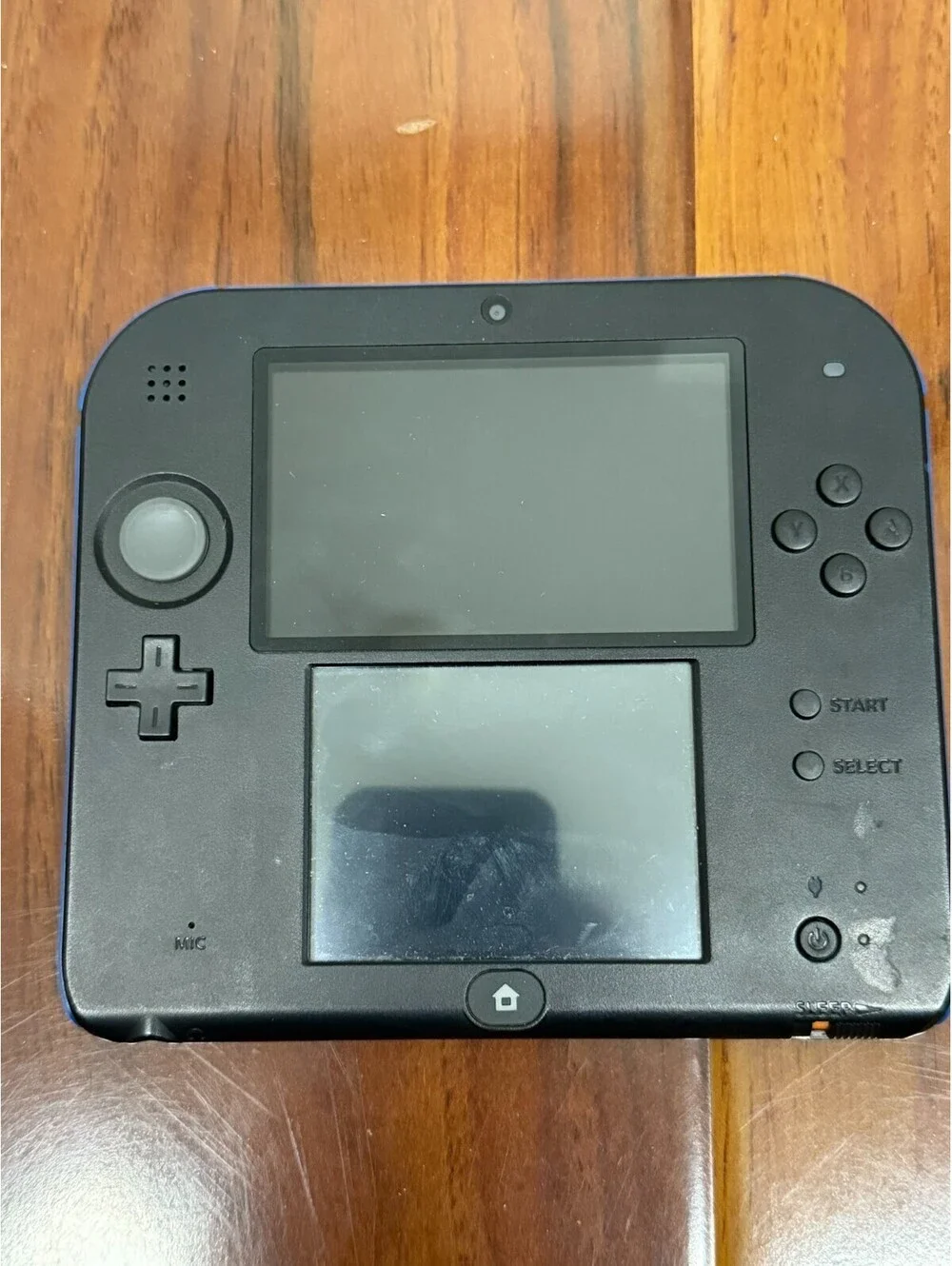 Nintendo 2DS Blue/Black Handheld Console FOR PARTS OR REPAIR-Read Description